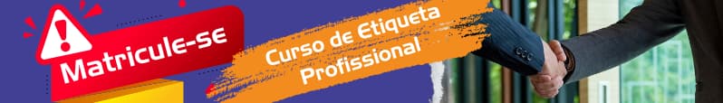 matricule-se Curso de Etiqueta profissional