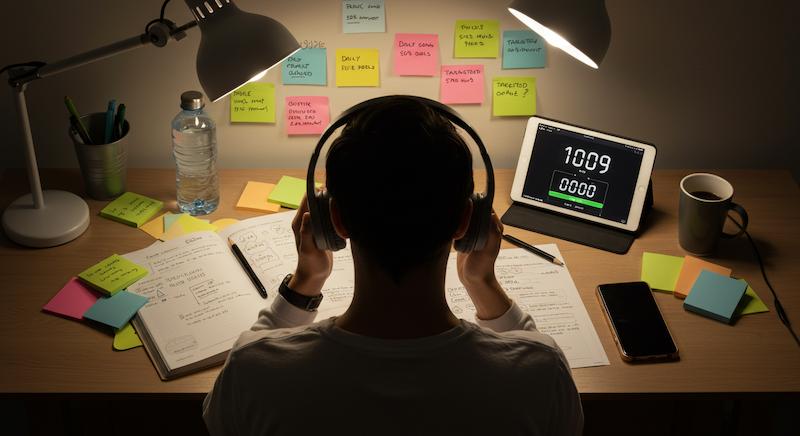focar 100% nos estudos