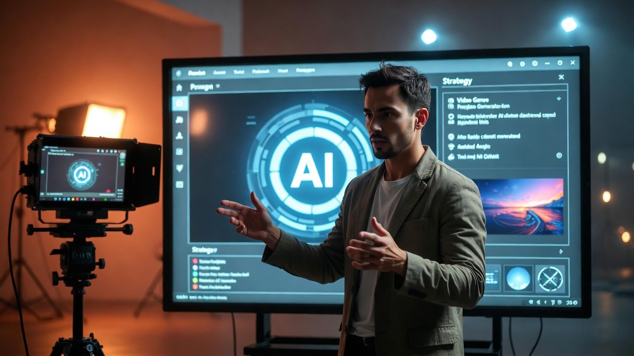 Geradores de Vídeos com IA e Ferramentas de Marketing de Vídeo